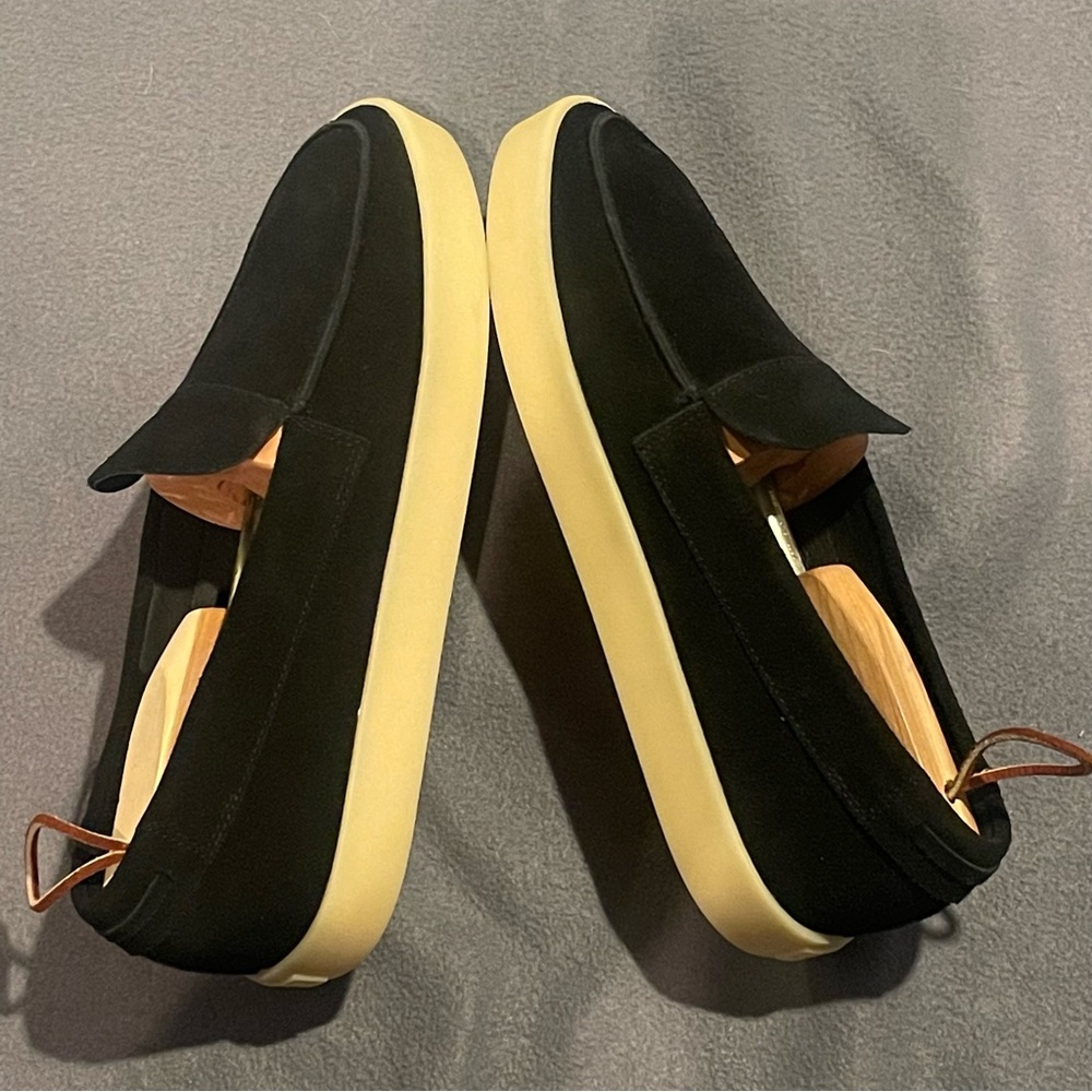 Saint Morta slip on suede shoes mens 11 NWOB black - Picture 3 of 7